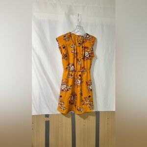 Sweet Rain Vibrant Yellow Floral Dress